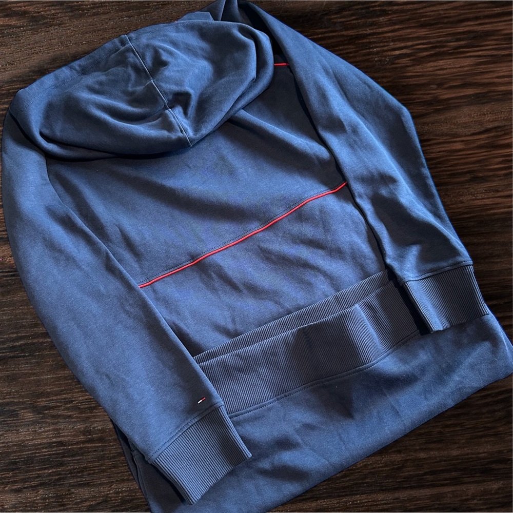 Tommy Jeans Navy Hoodie Pullover Sweater Dress XS - Picture 7 of 7